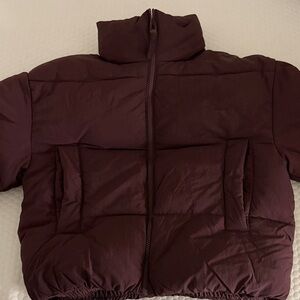 H&M Dark Brown Puffer Jacket